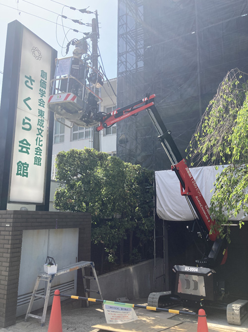 建物の外壁のメンテナンスで